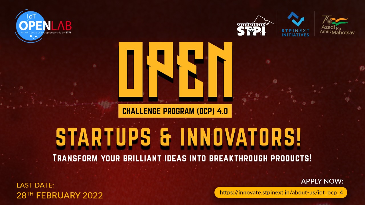 IoT Open Challenge Program (OCP) 4.0 : STPI IoT Open Lab