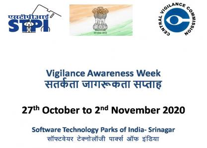 Vigilance Week (27th Oct - 2nd Nov 2020)